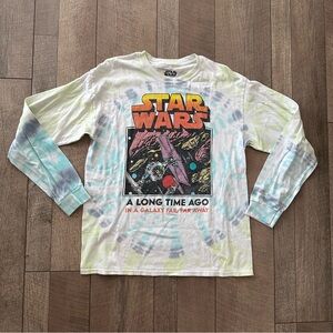 Star Wars Custom Tie Dye Crewneck Long Sleeve Shirt Medium